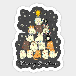 Catmas Tree Sticker